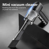 3 In 1 Portable Vacuum Cleaner Wireless Hand-held Cleaning For Car Home