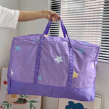 Portable Quilt Clothes Storage Bag