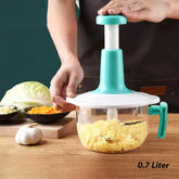 0.7 Liter Manual Food Chopper Vegetable Grinder Hand Press