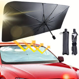 2025 Foldable Car Windshield Sunshade Umbrella – UV & Heat Protection for Front Windows, Universal Fit for All Cars