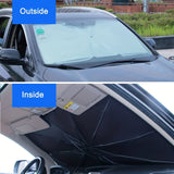 2025 Foldable Car Windshield Sunshade Umbrella – UV & Heat Protection for Front Windows, Universal Fit for All Cars