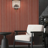 Wood Texture Wall Sheet-Brown