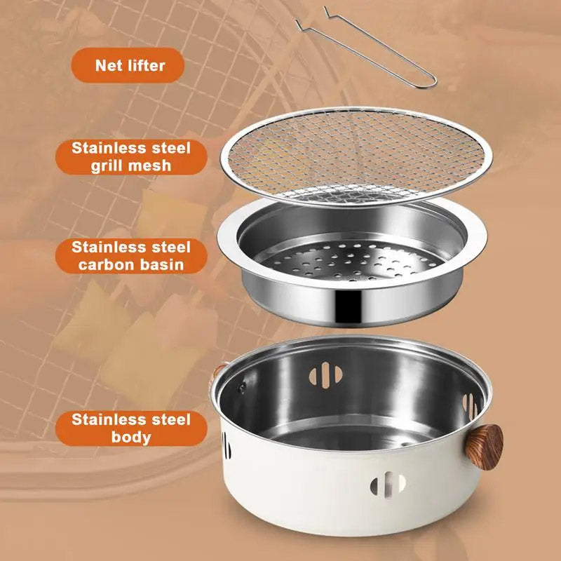 Portable BBQ Stove With Detachable Grill