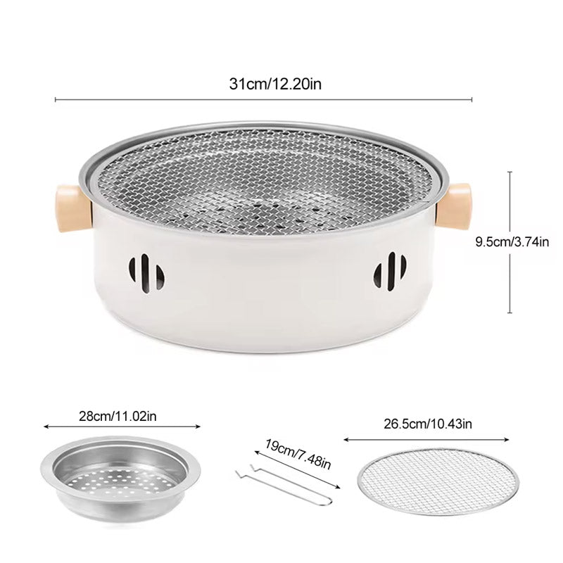 Portable BBQ Stove With Detachable Grill