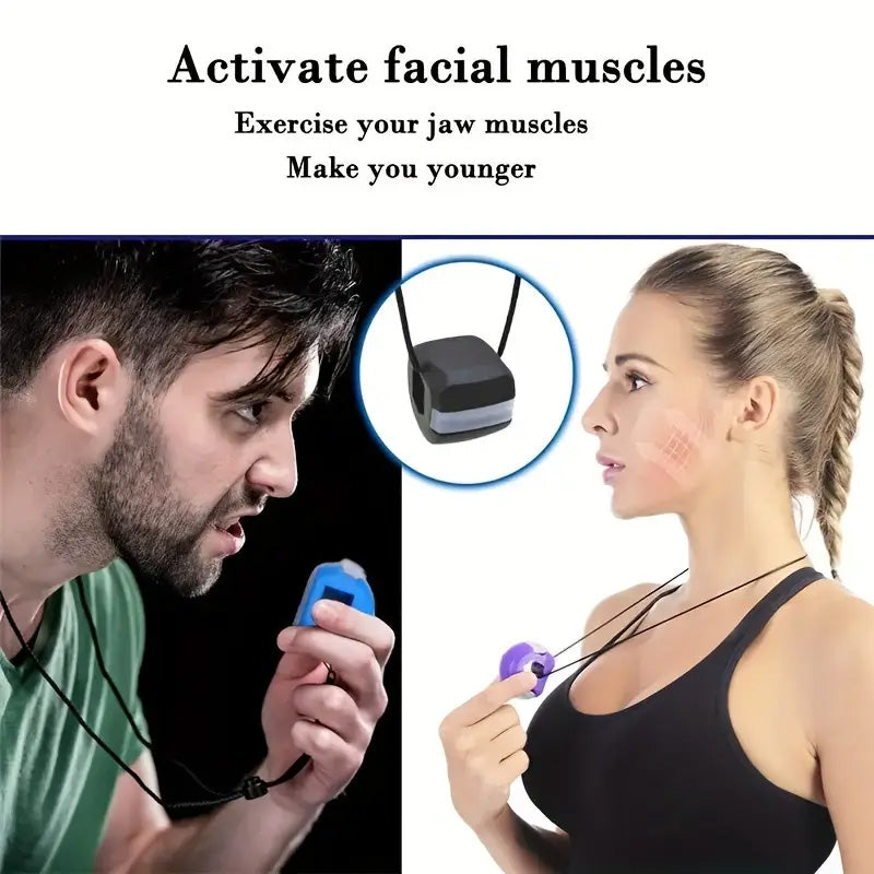 Jawline Exerciser Ball With Free Rope