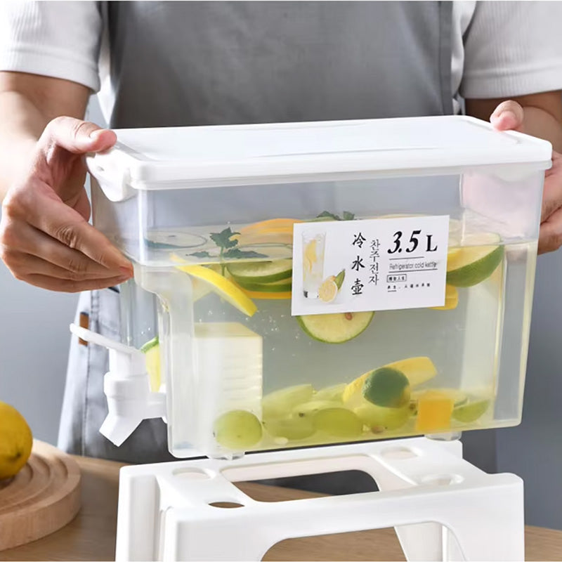 Cold Beverage Dispenser With Stand 3.5L