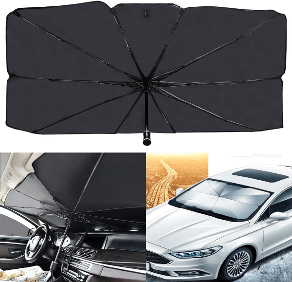 2025 Foldable Car Windshield Sunshade Umbrella – UV & Heat Protection for Front Windows, Universal Fit for All Cars