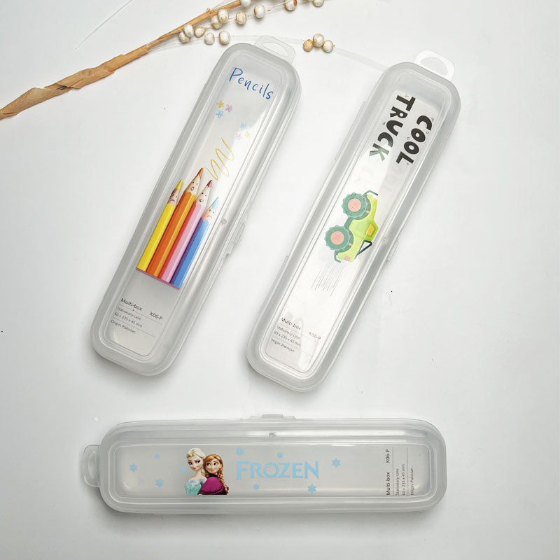 Transparent Stationery Case Box